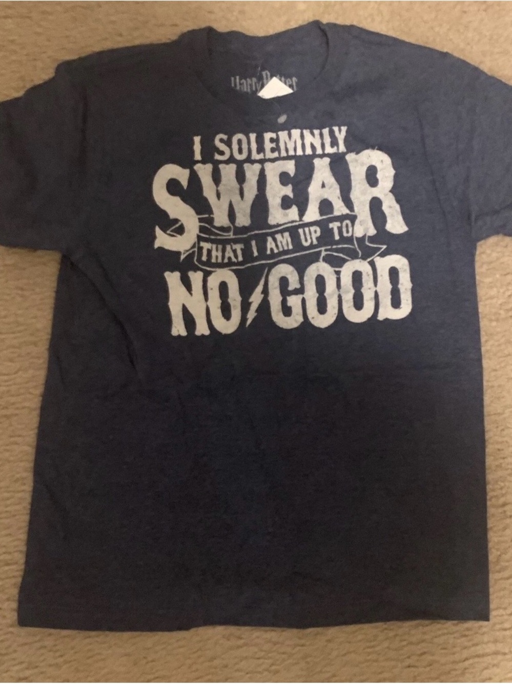 Unisex Kids Girls Boys New With Tags Harry Potter Solemnly Swear T-Shirt S 6/7